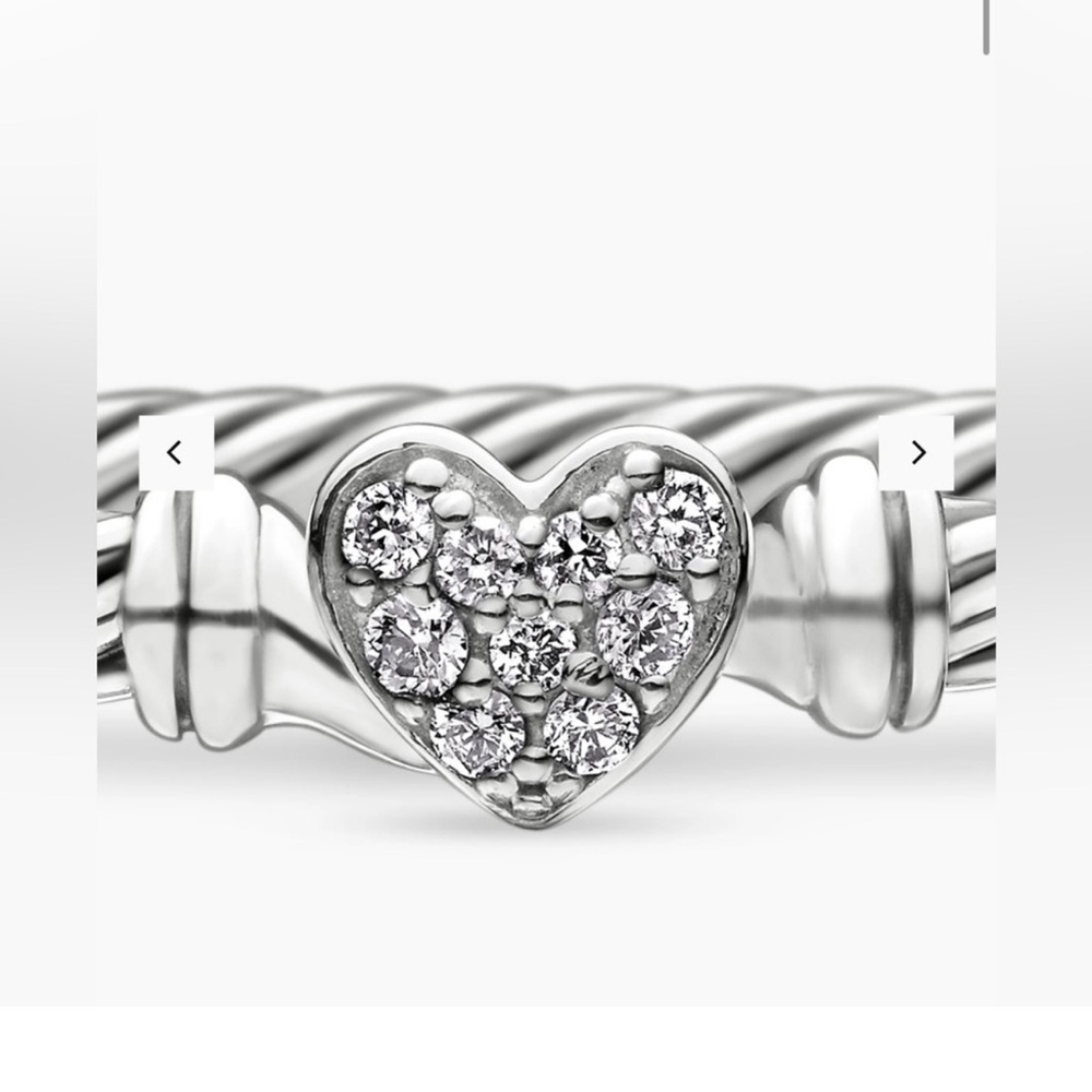 David Yurman Classic Cable Heart Bracelet - Picture 6 of 12